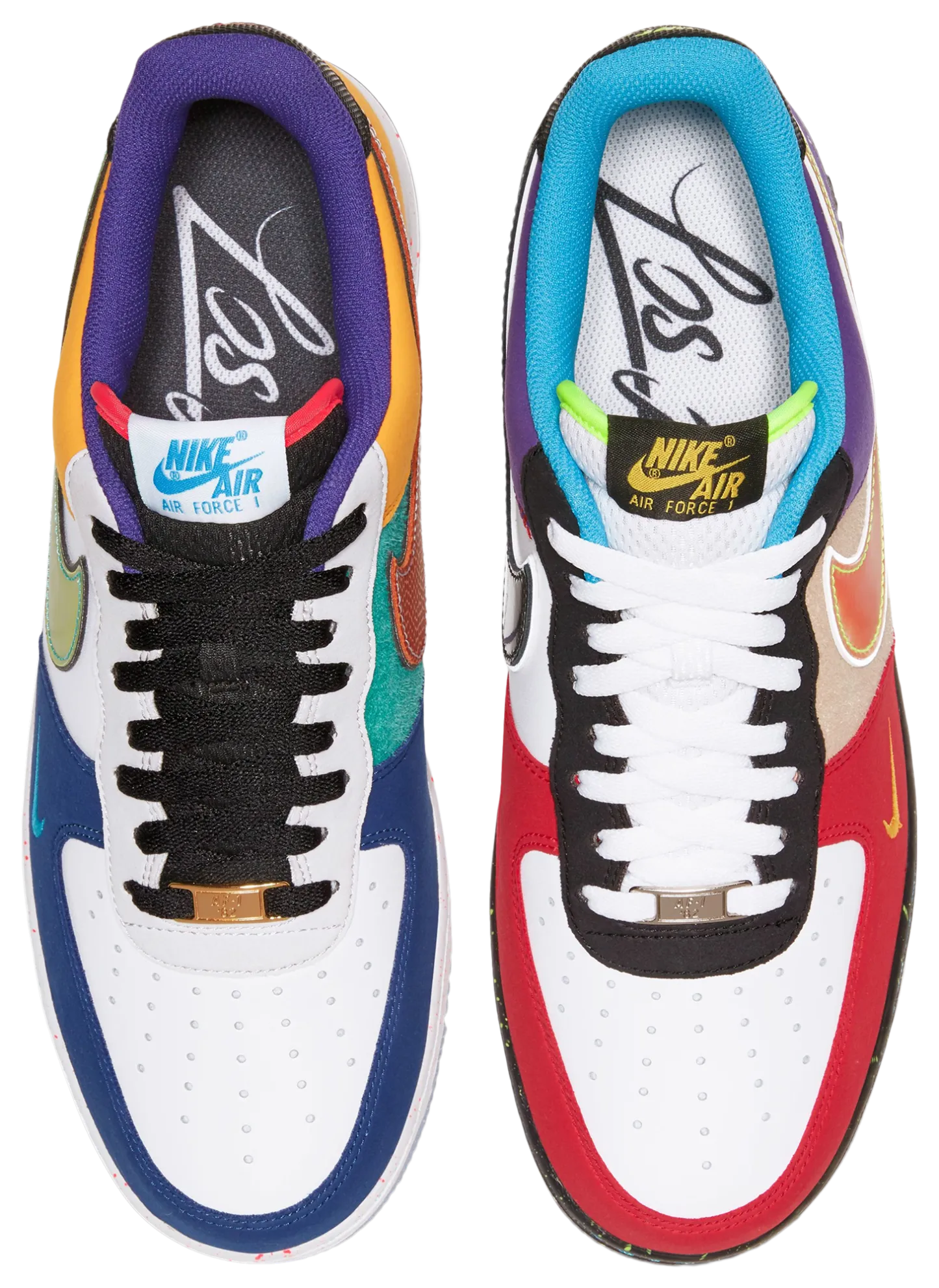 Nike Air Force 1 '07 LV8 - White/Black/Hyper Jade - Image 6
