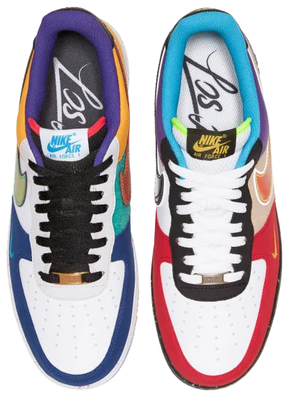 Nike Air Force 1 '07 LV8 - White/Black/Hyper Jade - Image 6