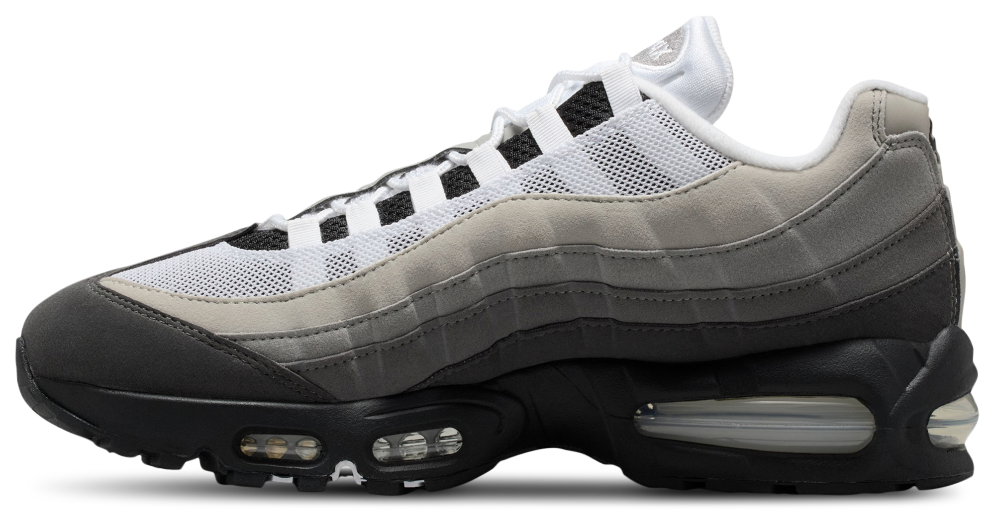 Nike Air Max 95 - Black/White/Med Ash Gray - Image 2