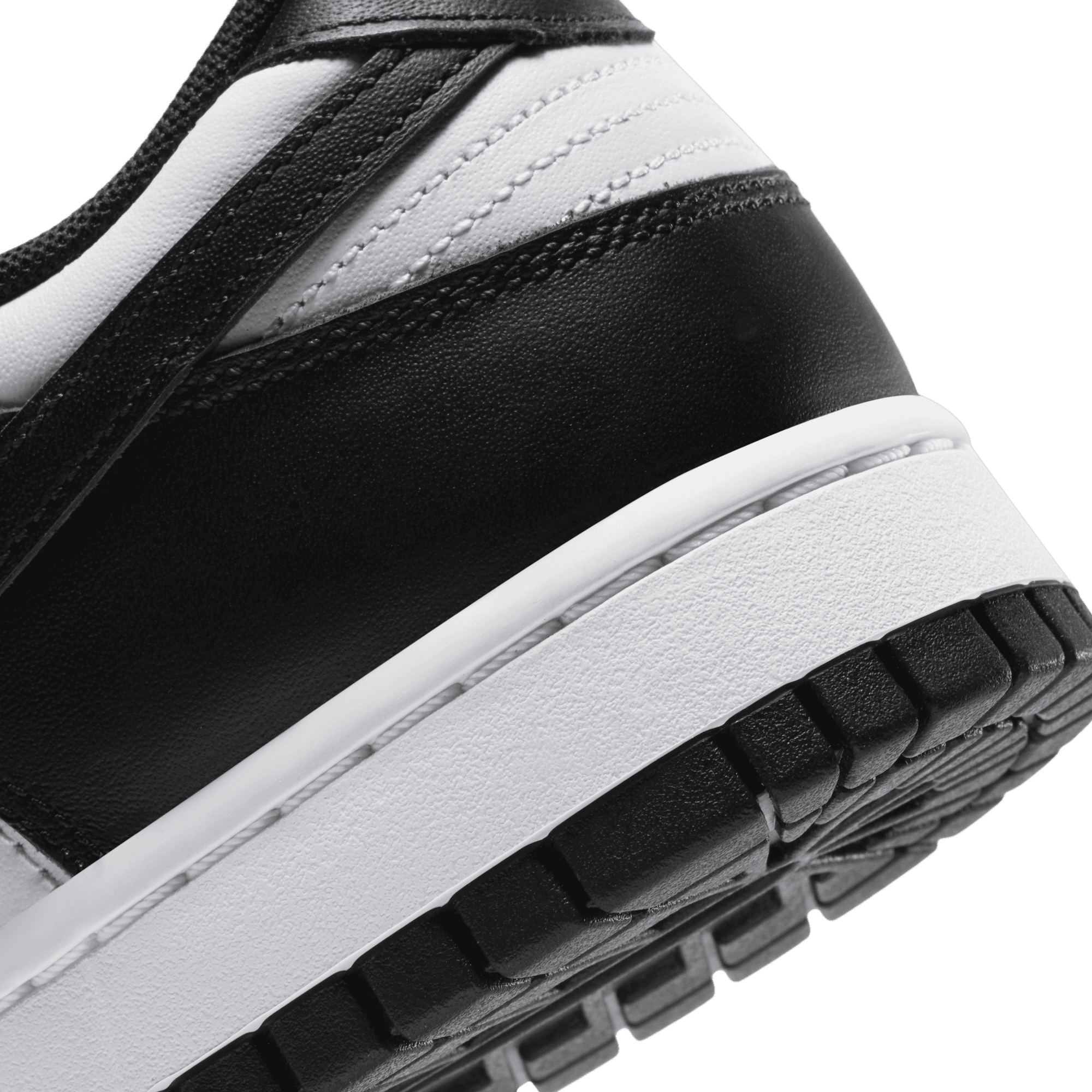 Nike Dunk Low Retro - White/White/Black - Image 8