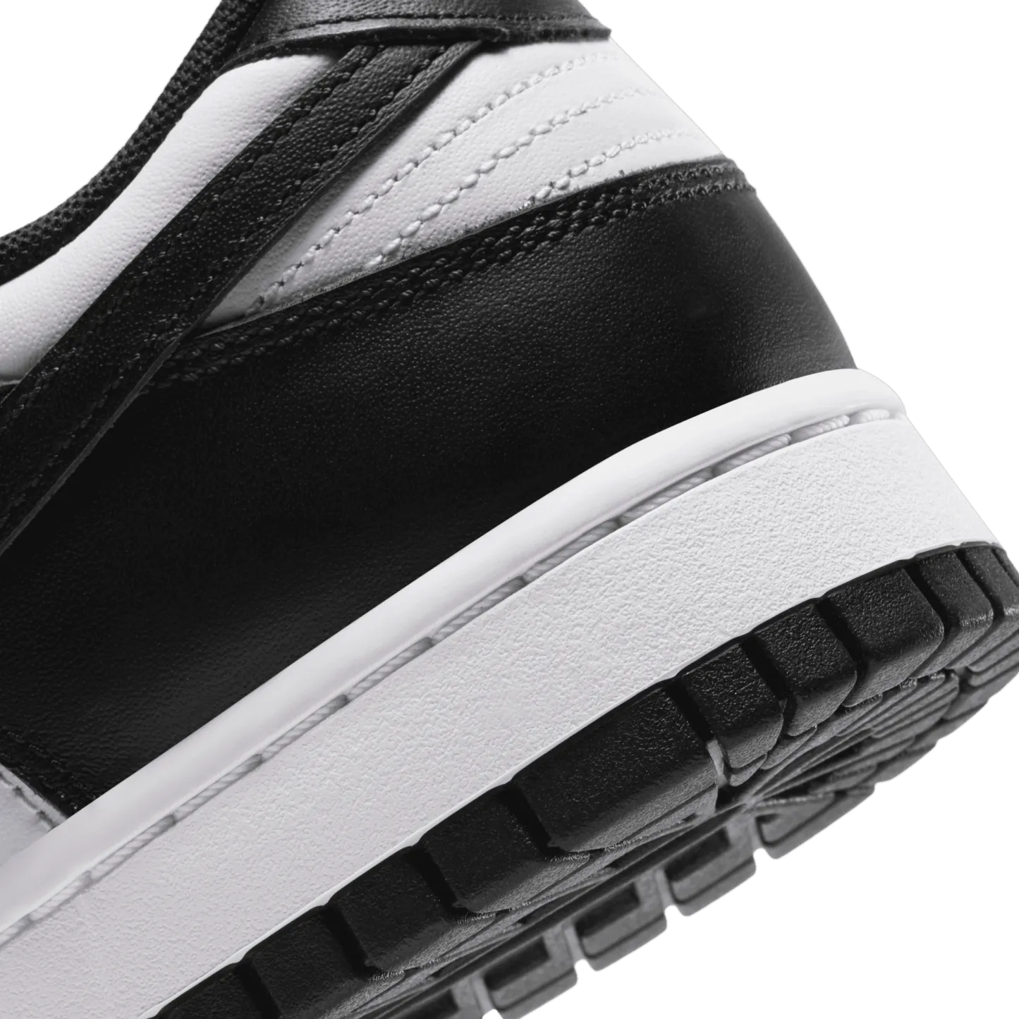 Nike Dunk Low Retro - White/White/Black - Image 8