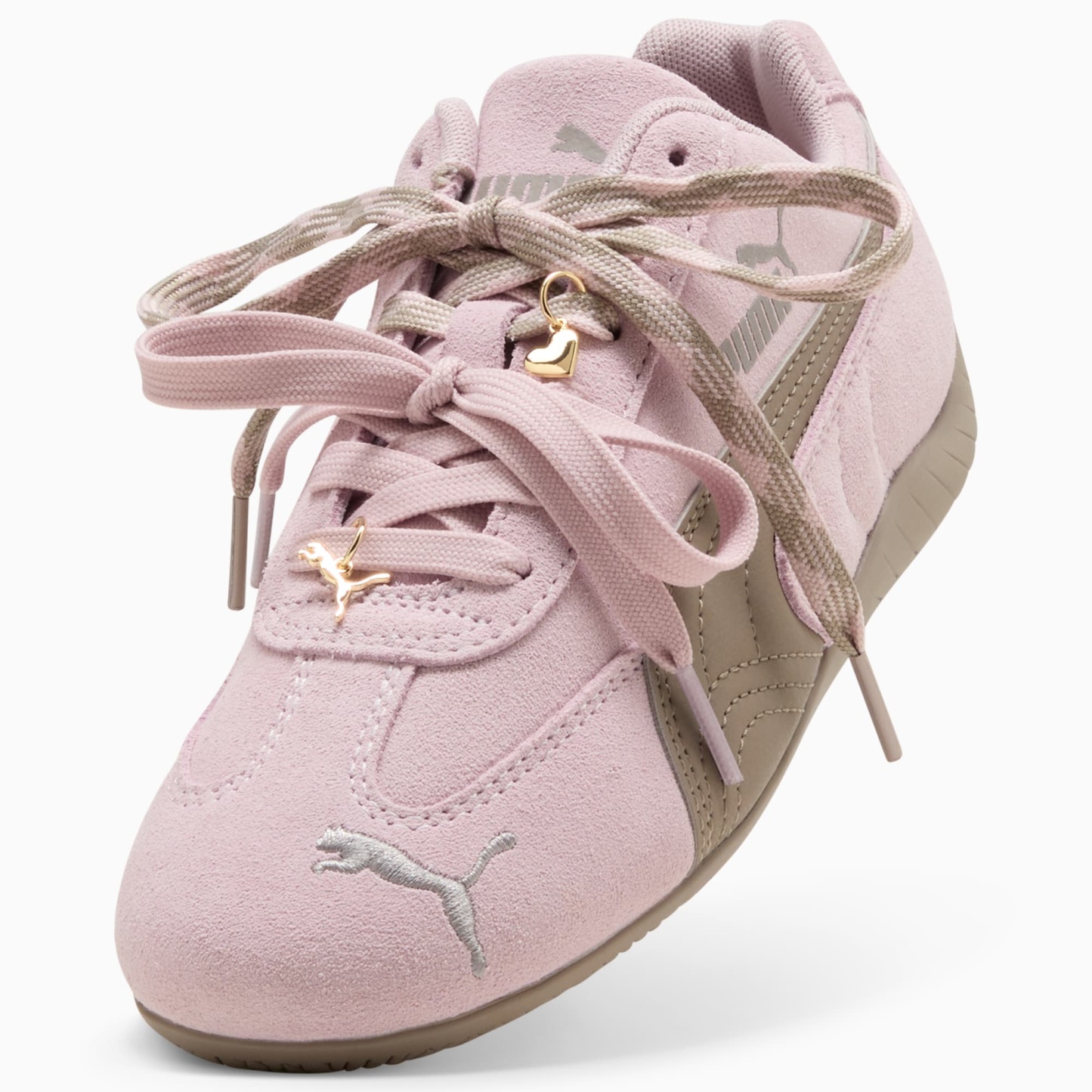 Speedcat Charmies Big Kids' Sneakers - Misty Pink-Mouse Gray - 8