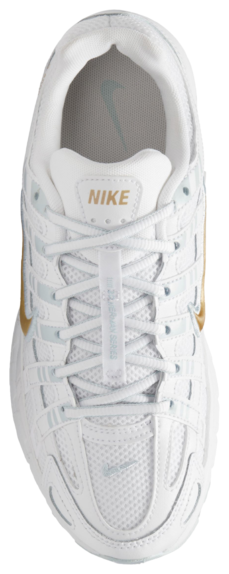 Nike P-6000 童款 - White/Metallic Gold - Image 3