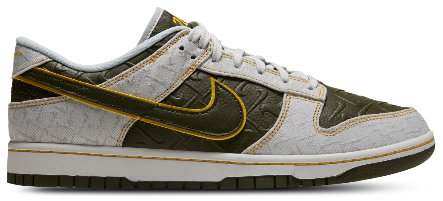 Nike Dunk Low Retro - Yellow Ochre/Summit White/Cargo Khaki - Image 1