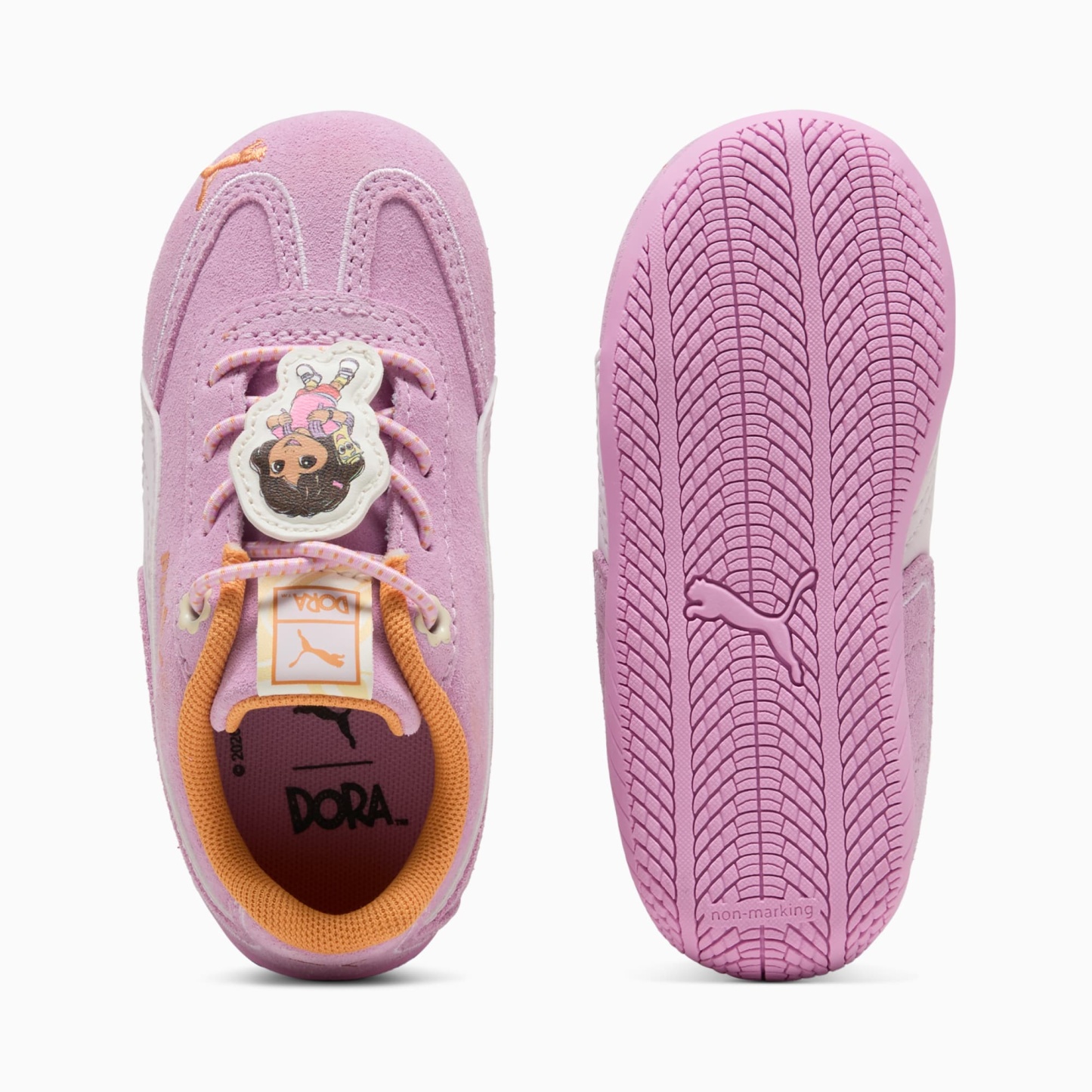 PUMA x DORA THE EXPLORER Speedcat Toddlers' Easy On Sneakers - Mauve Glow-Powder Pink - 4