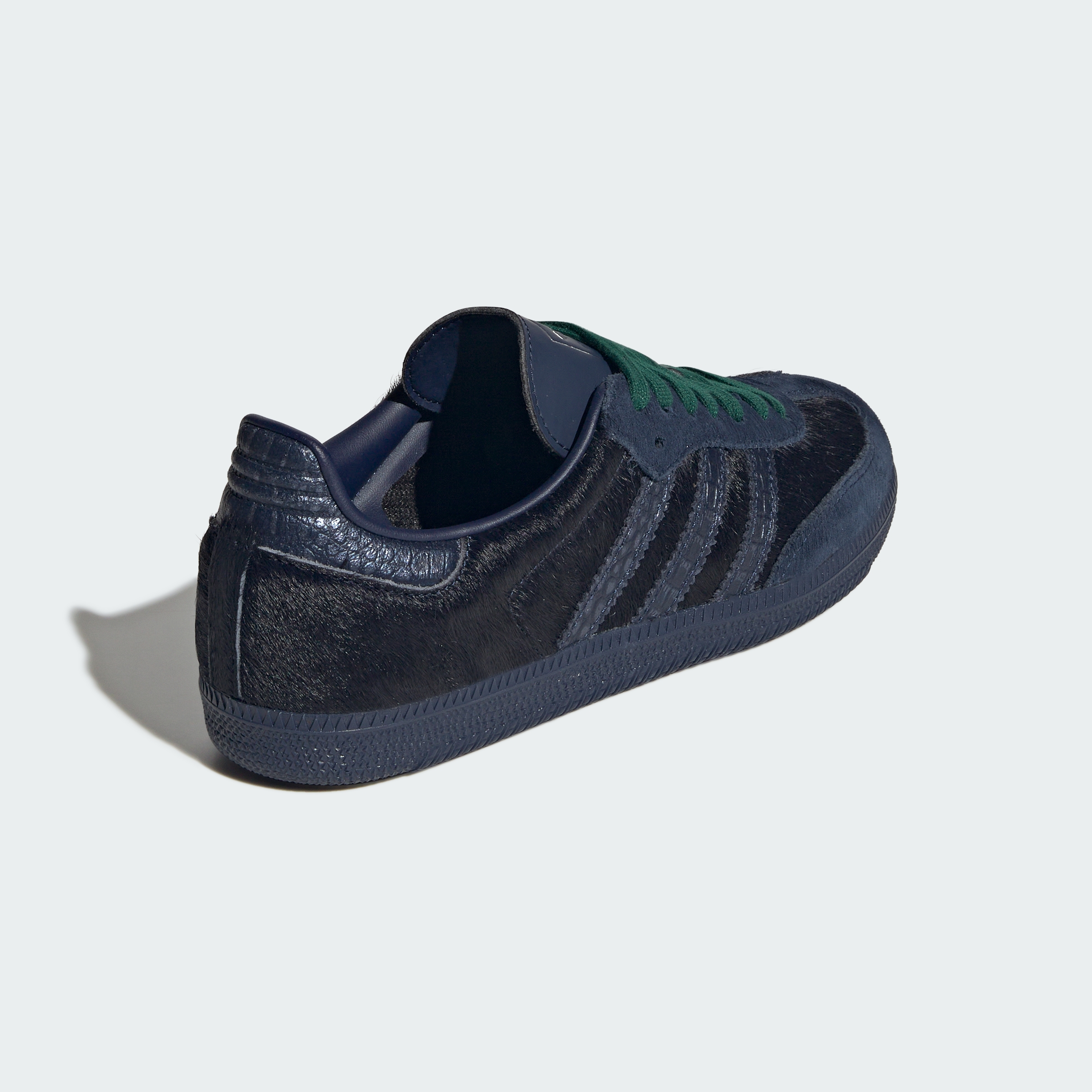 adidas SAMBA OG SHOES - Night Indigo / Night Indigo / Collegiate Green - View 6