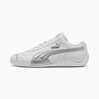 Speedcat Leather Sneakers - PUMA White-PUMA Silver - 1