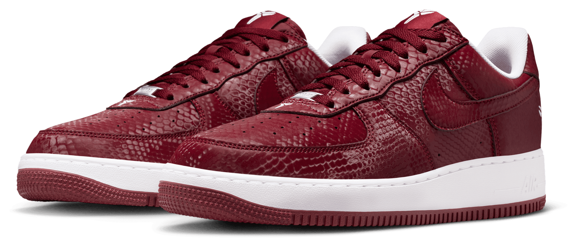 Nike Kobe Air Force 1 Low - Team Red/White - Image 6