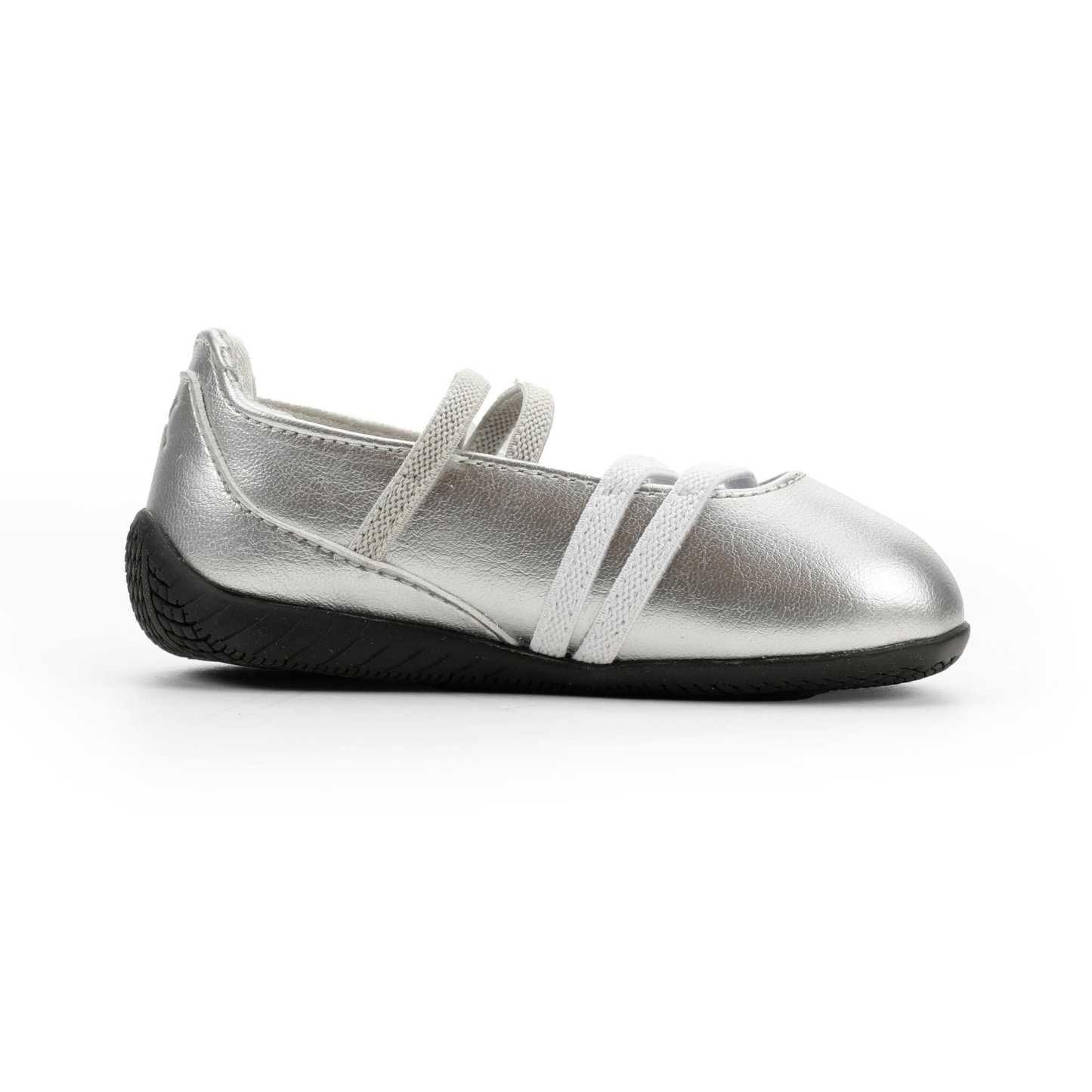 Speedcat Ballet Metallic Toddlers' Shoes - Ash Gray-PUMA White - 5