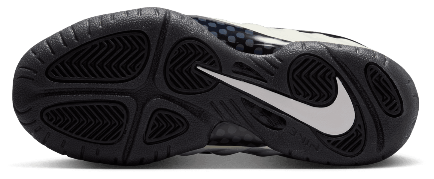 Nike Little Posite Pro 童款 - White/Black/Summit White - Image 5