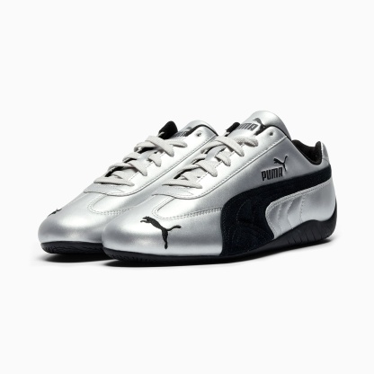 Speedcat Metallic Women's Sneakers - PUMA Silver-PUMA Black - 4