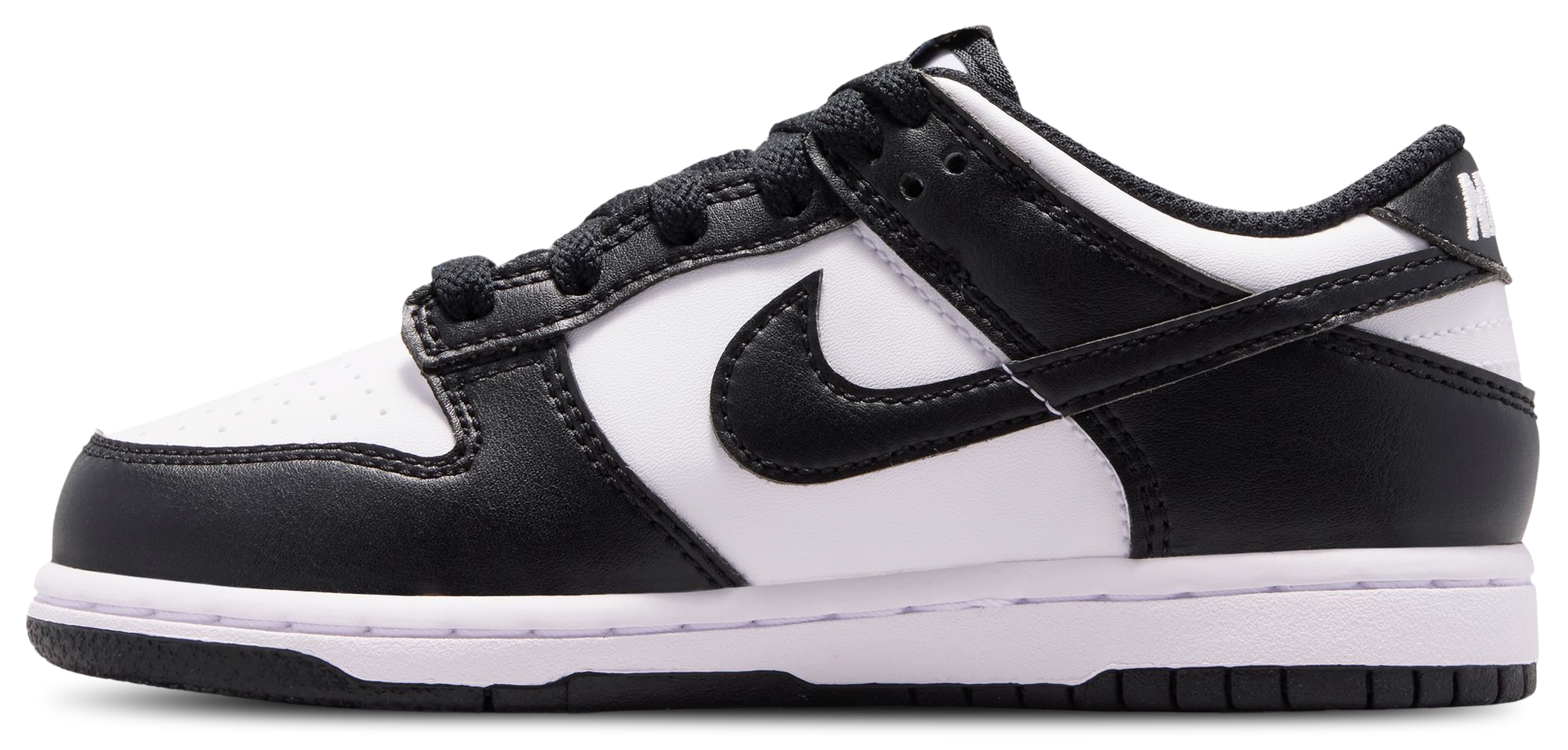 Nike Dunk Low N 童款 - Black/White - Image 2