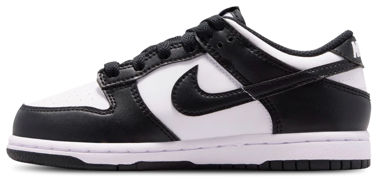 Nike Dunk Low N 童款 - Black/White - Image 2