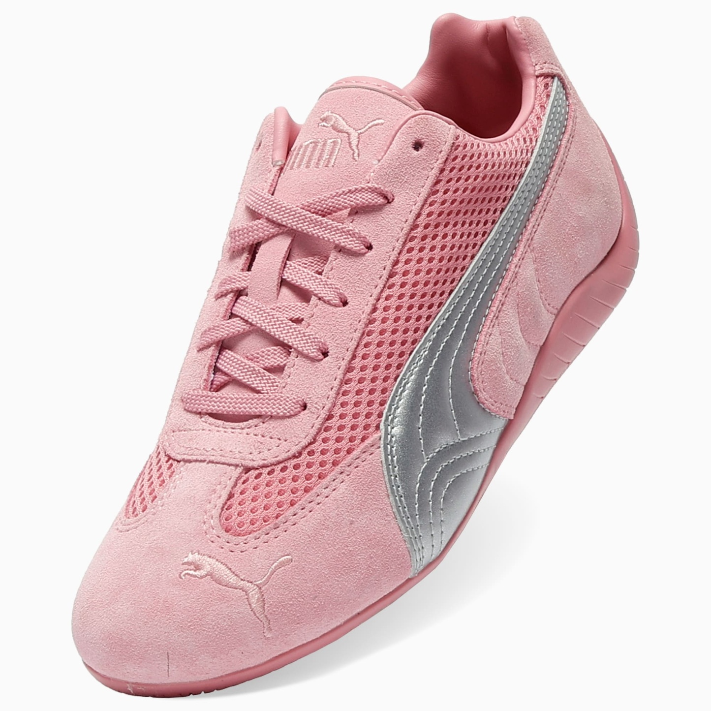 Speedcat Premium Women's Sneakers - Poised Pink-Matte Silver - 6
