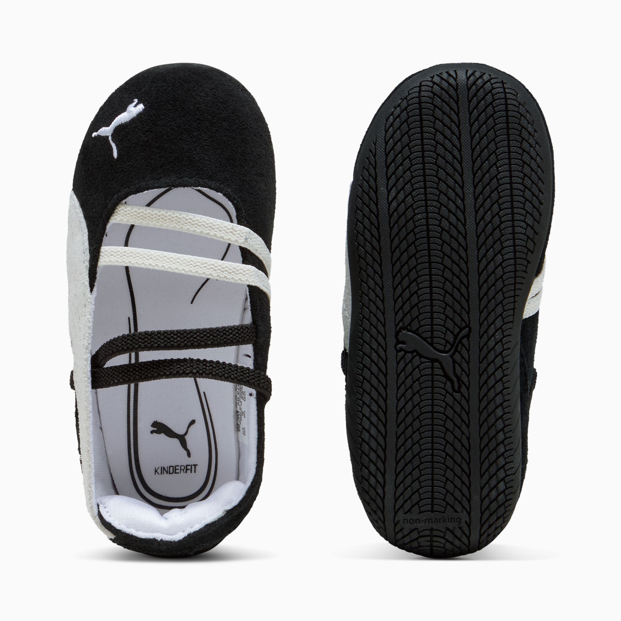 Speedcat Ballet Toddlers' Sneakers - PUMA Black-PUMA White-Warm White - 4