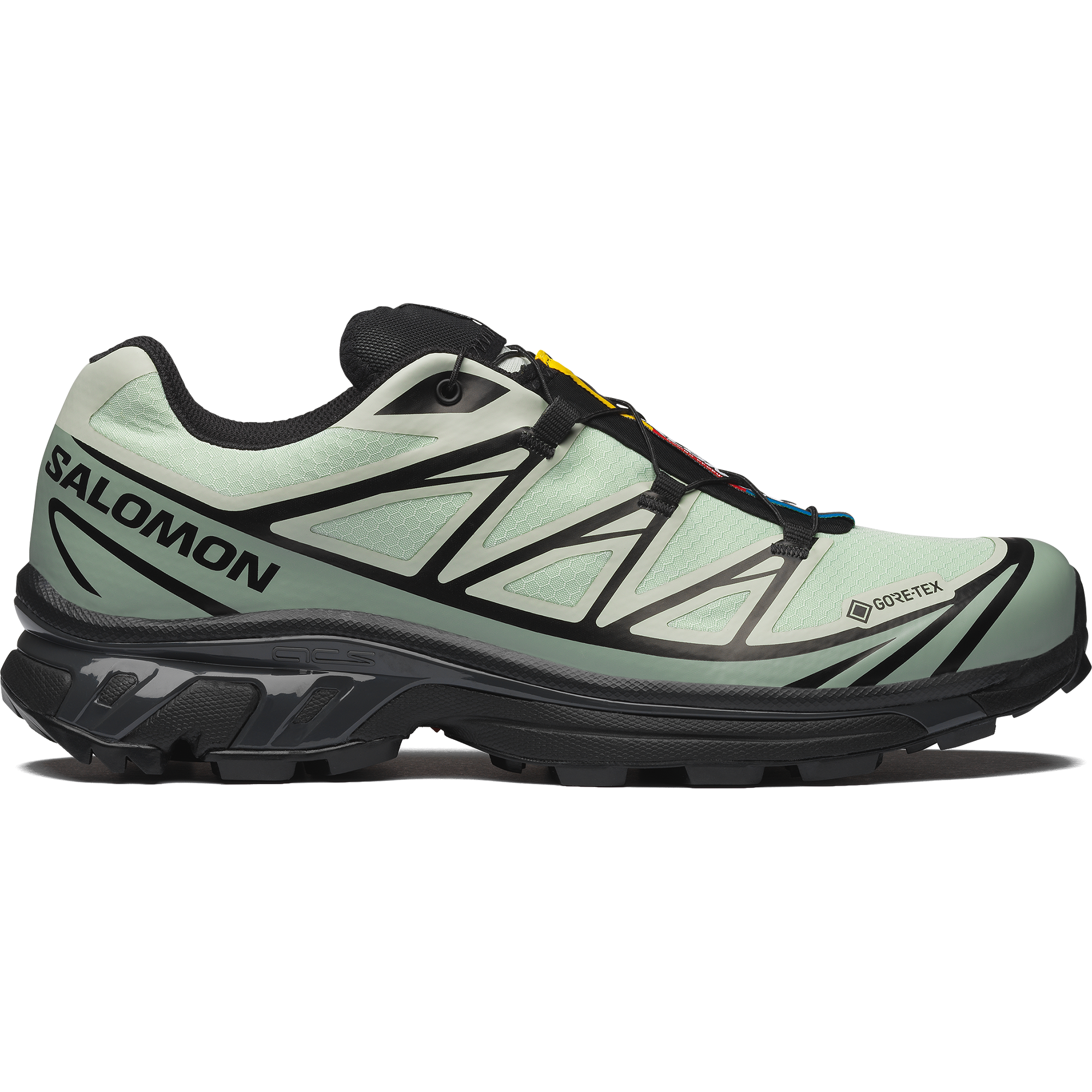 Salomon XT-6 GORE-TEX - Sea Foam / Green Milieu / Black - View 1