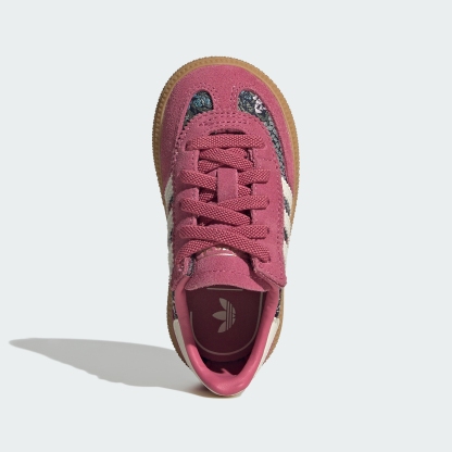 adidas adidas LIBERTY HANDBALL SPEZIAL COMFORT CLOSURE ELASTIC LACE SHOES - Dual Magenta / Cream White / Gum - View 4
