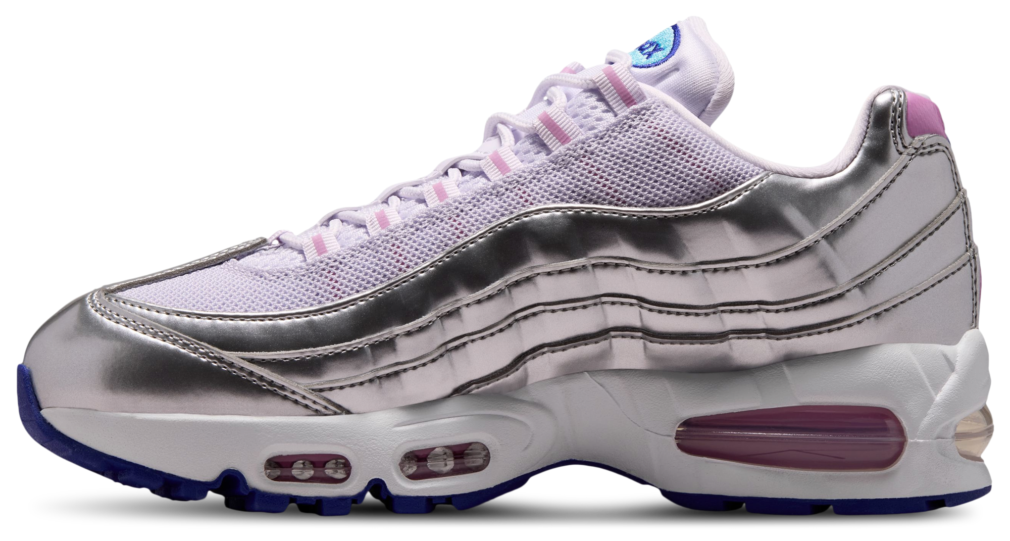 Nike Air Max 95 - White/Pink/Silver - Image 2