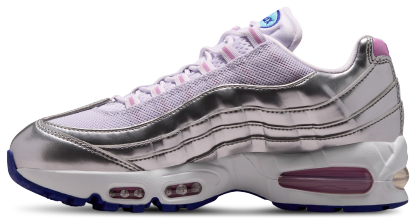 Nike Air Max 95 - White/Pink/Silver - Image 2