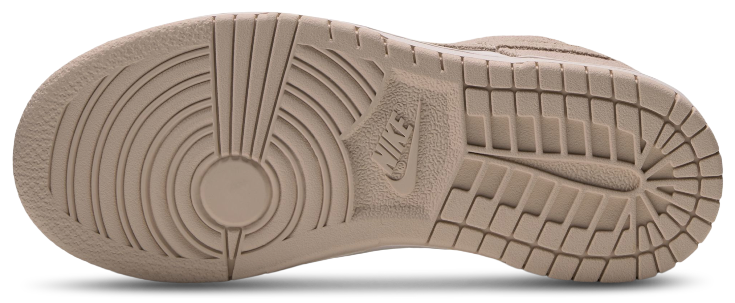 Nike Dunk Low Suede 童款 - White/Tan - Image 5