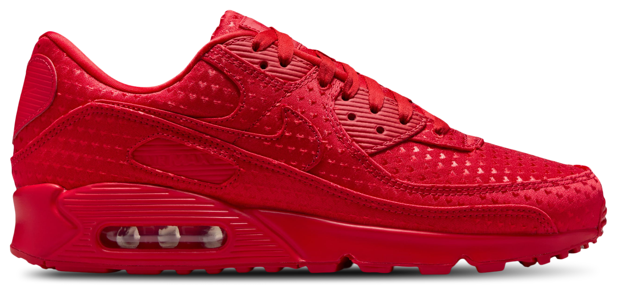 Nike Air Max 90 Premium - University Red/Black - Image 1
