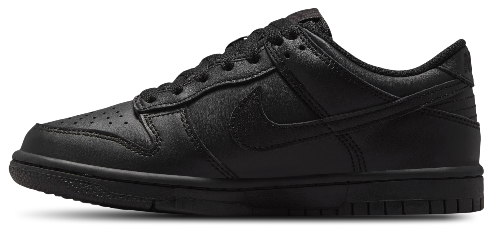 Nike Dunk Low - Kids - Black/Black - Image 2