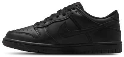 Nike Dunk Low - Kids - Black/Black - Image 2