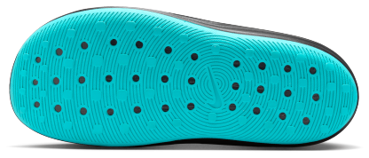 Nike Reactx Rejuven8 Slides - Black/Gamma Blue/Metallic Silver - Image 5