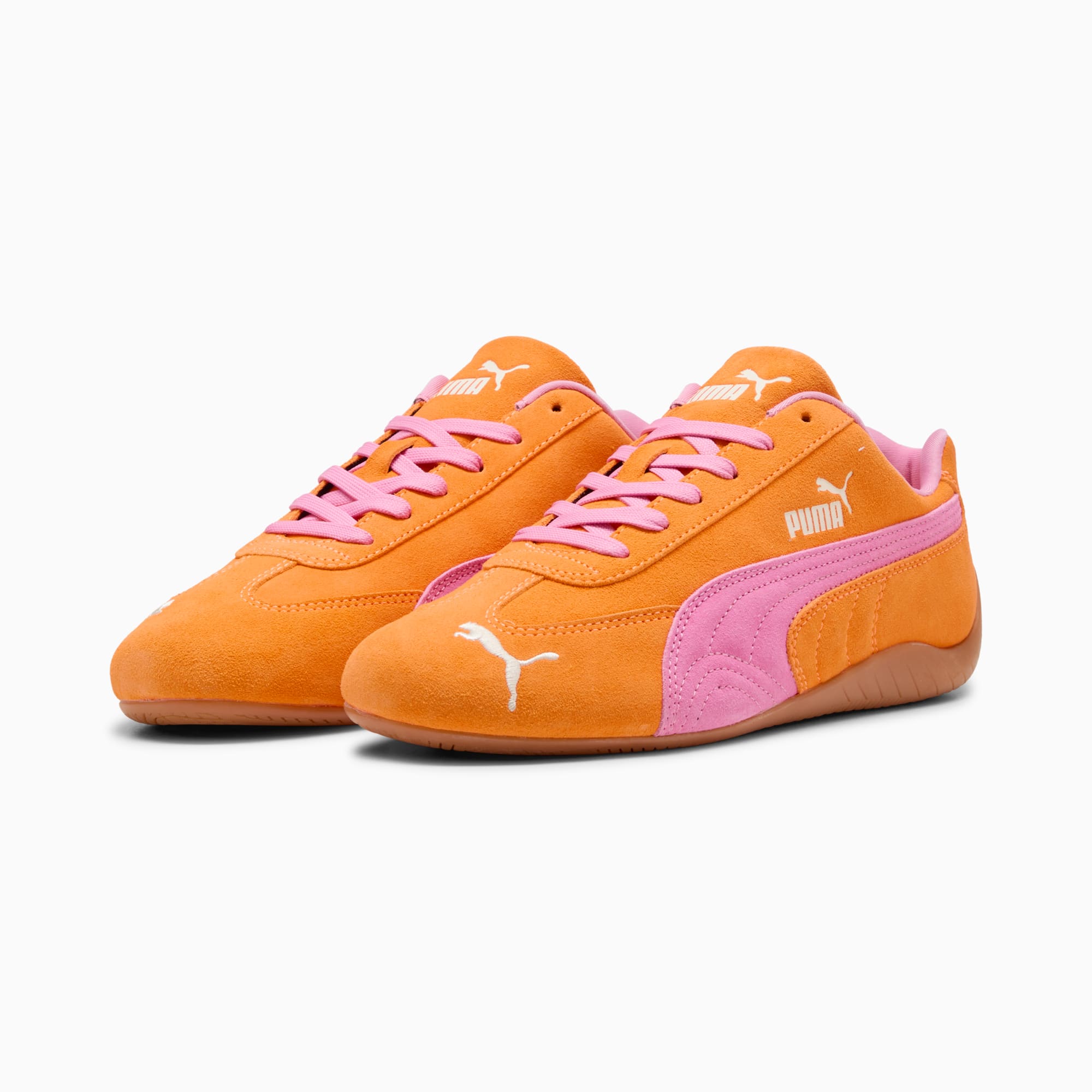 Speedcat OG Women's Sneakers - Orange Glo-Poised Pink - 4