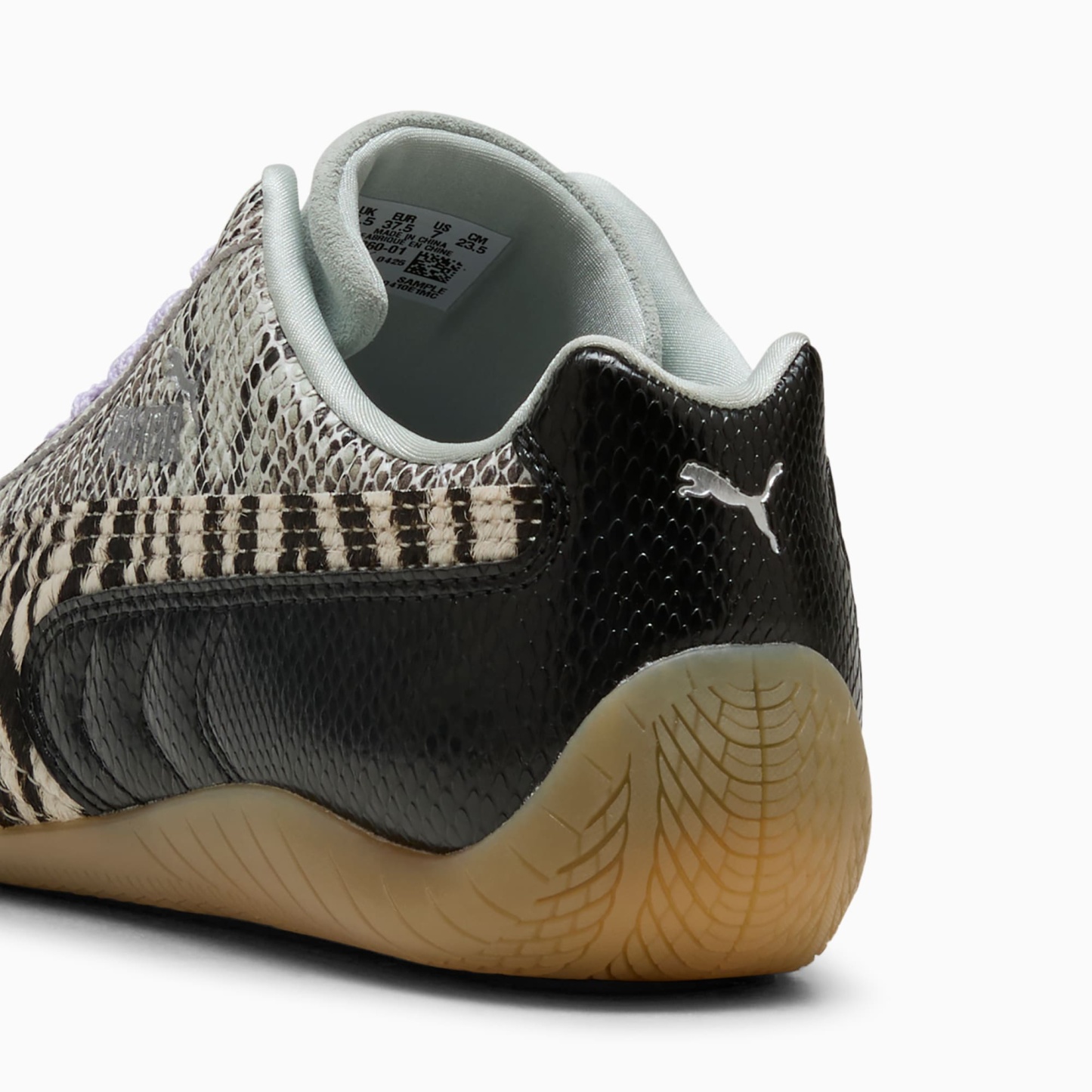 Speedcat Mixed Feel Women's Sneakers - PUMA Black-Cashew Brown-Light Lavender - 5