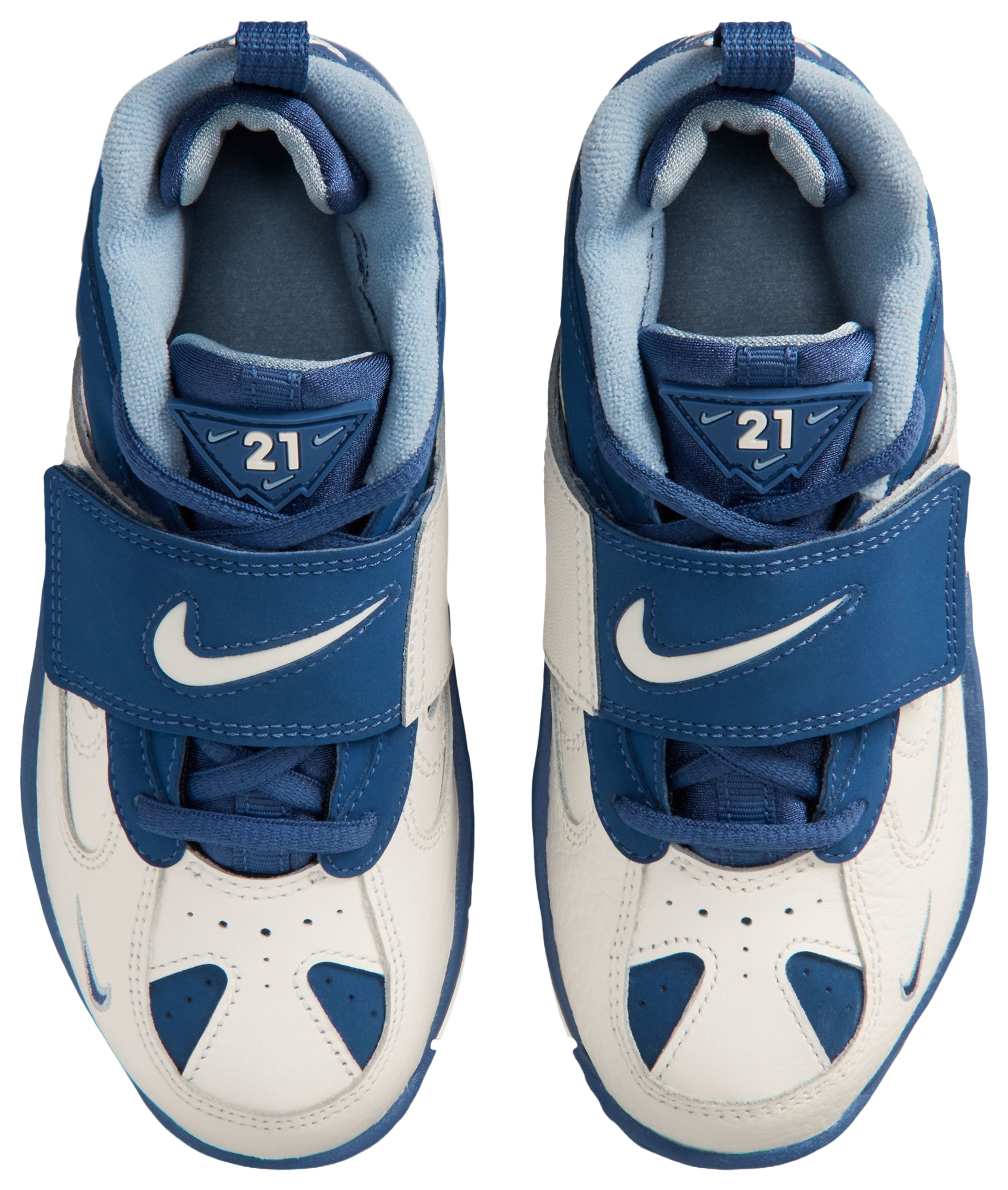 Nike Air Diamond Turf II 童款 - Sail/Mystic Navy/Blue Grey - Image 4