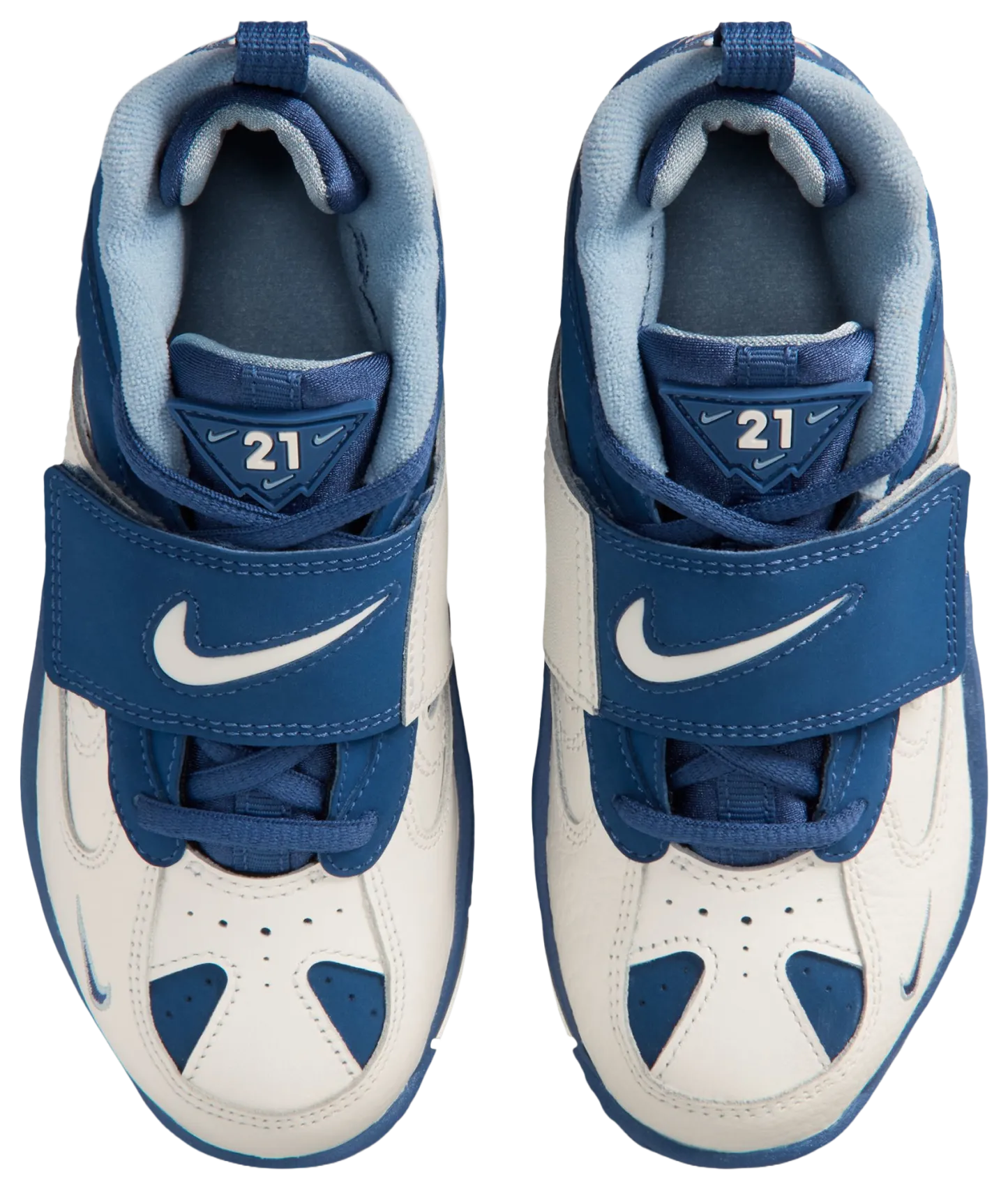Nike Air Diamond Turf II 童款 - Sail/Mystic Navy/Blue Grey - Image 4