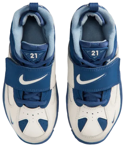 Nike Air Diamond Turf II 童款 - Sail/Mystic Navy/Blue Grey - Image 4