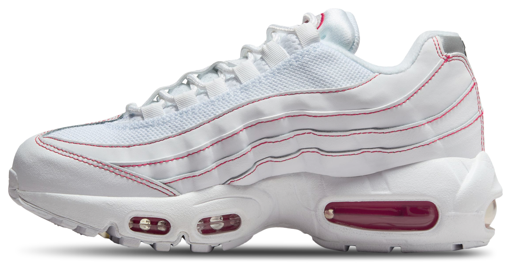 Nike Air Max 95 童款 - White/White - Image 2