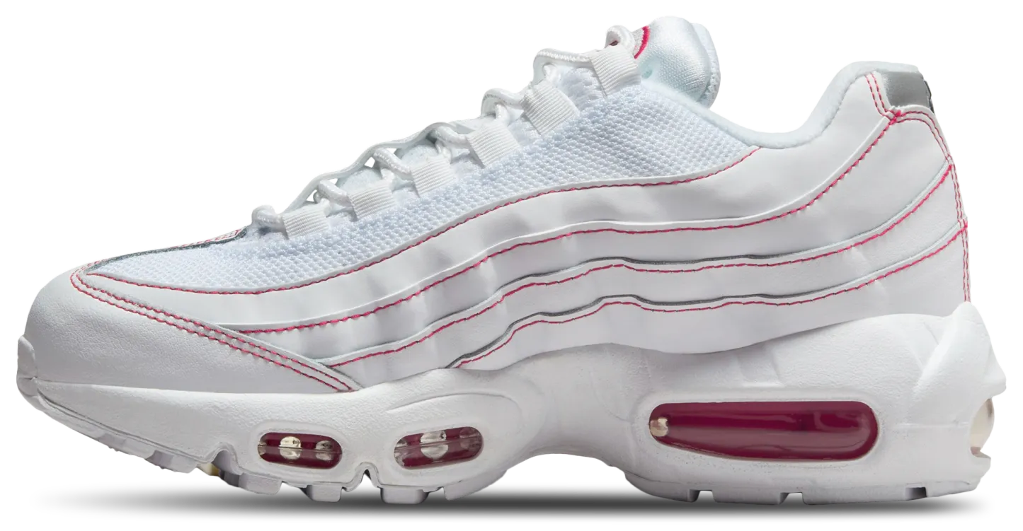 Nike Air Max 95 童款 - White/White - Image 2