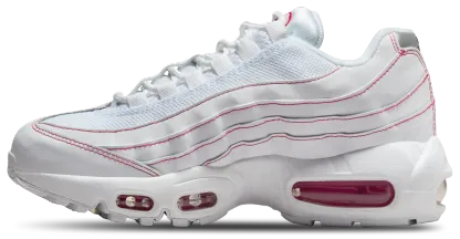 Nike Air Max 95 童款 - White/White - Image 2