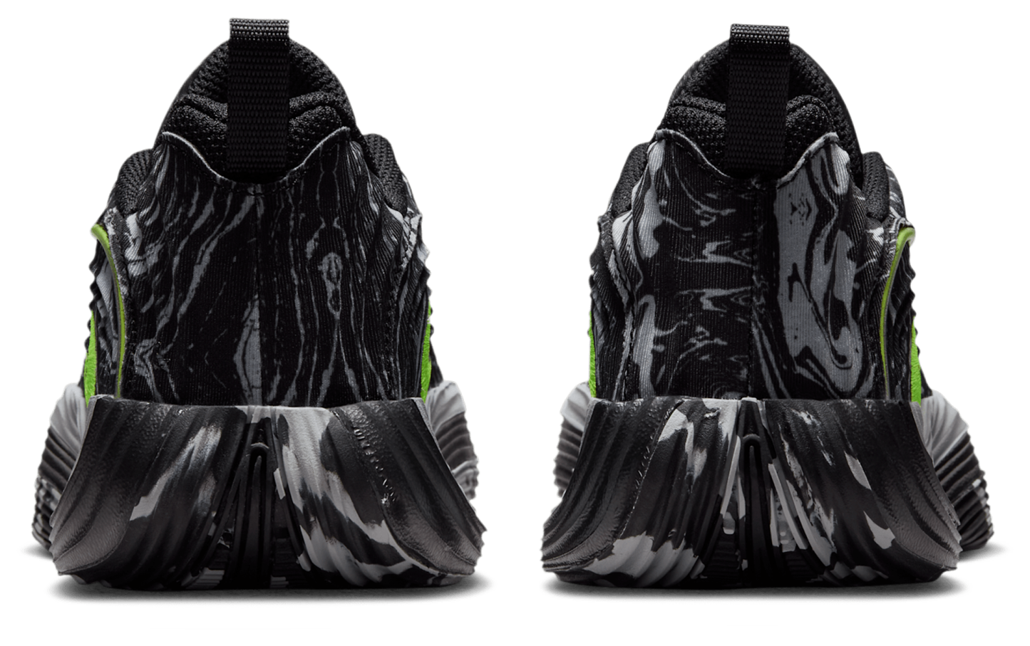 Nike Giannis Immortality 5 童款 - Black/Volt/Lt Smoke Grey - Image 3