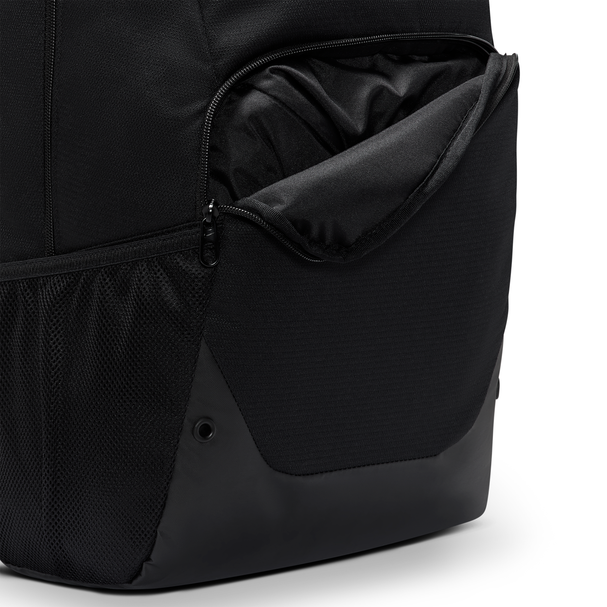 Nike Brasilia XL Backpack X - Black/Black/White - Image 8