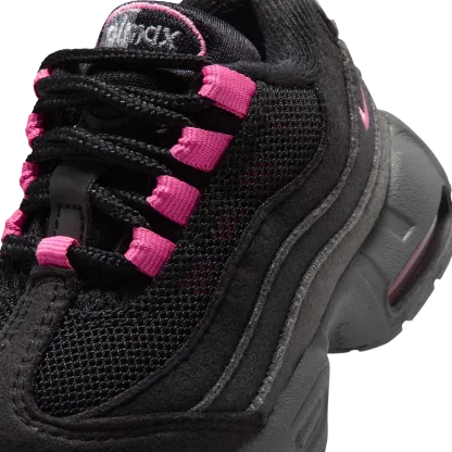 Nike Air Max 95 童款 - Cool Gray/Black/Playful Pink - Image 6