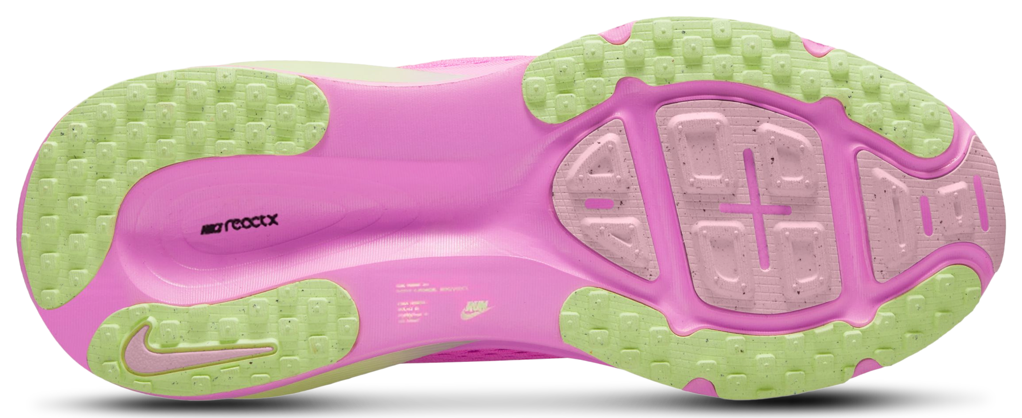 Nike Vomero 18 童款 - Barely Volt/Pink Spell - Image 4