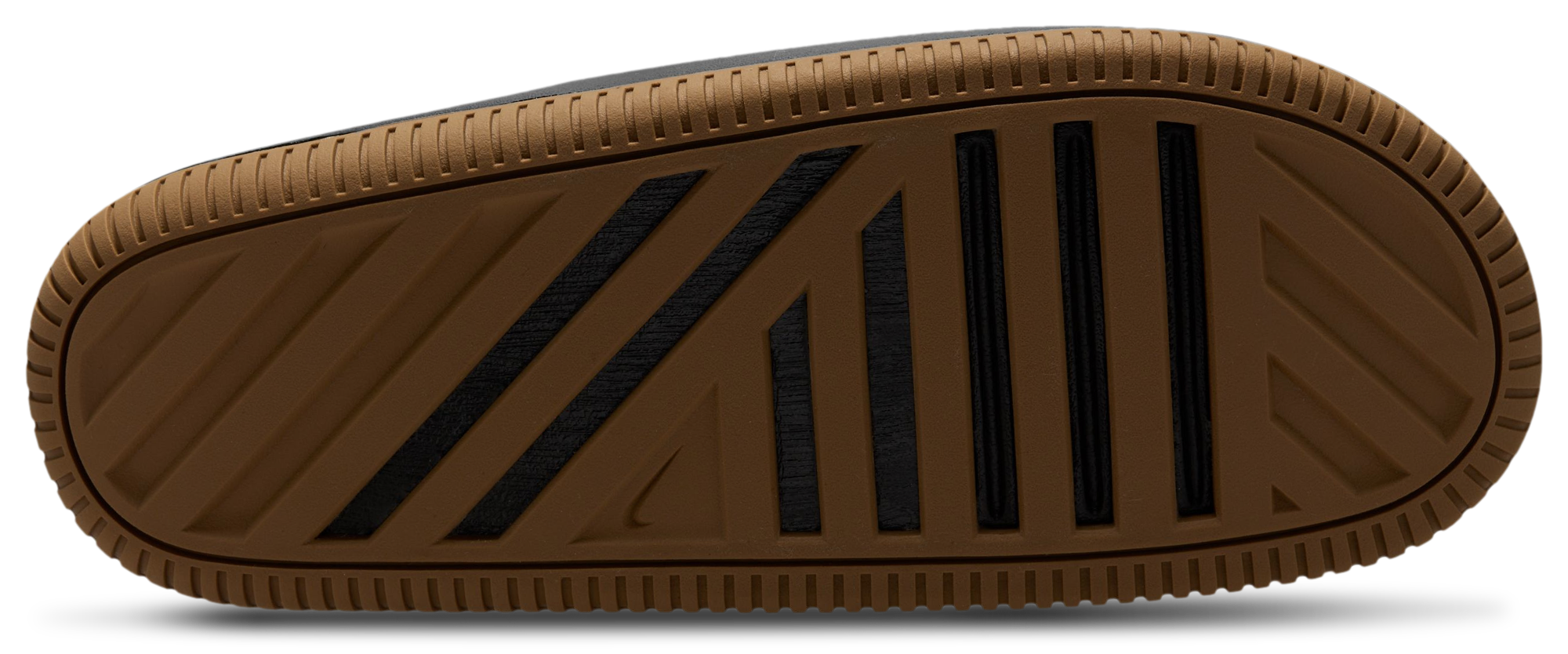 Nike Calm Slides 2.0 - Black/Medium Gum Brown/Black - Image 4