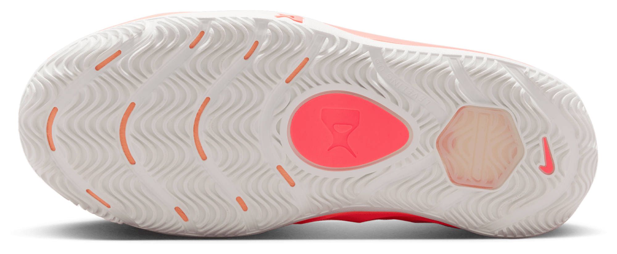 Nike A'Two 童款 - Orange Pulse/Metallic Silver/Sail - Image 5