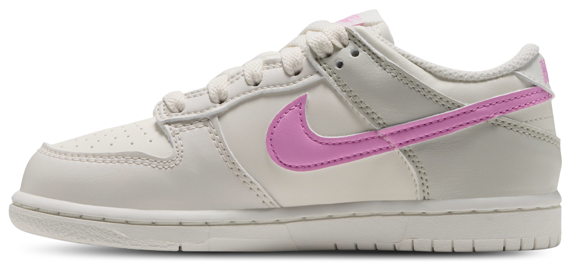 Nike Dunk Low N 童款 - Pink Rise/Sail/Phantom - Image 2