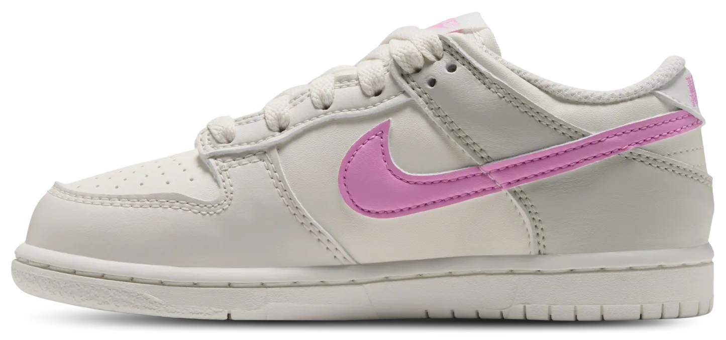 Nike Dunk Low N 童款 - Pink Rise/Sail/Phantom - Image 2