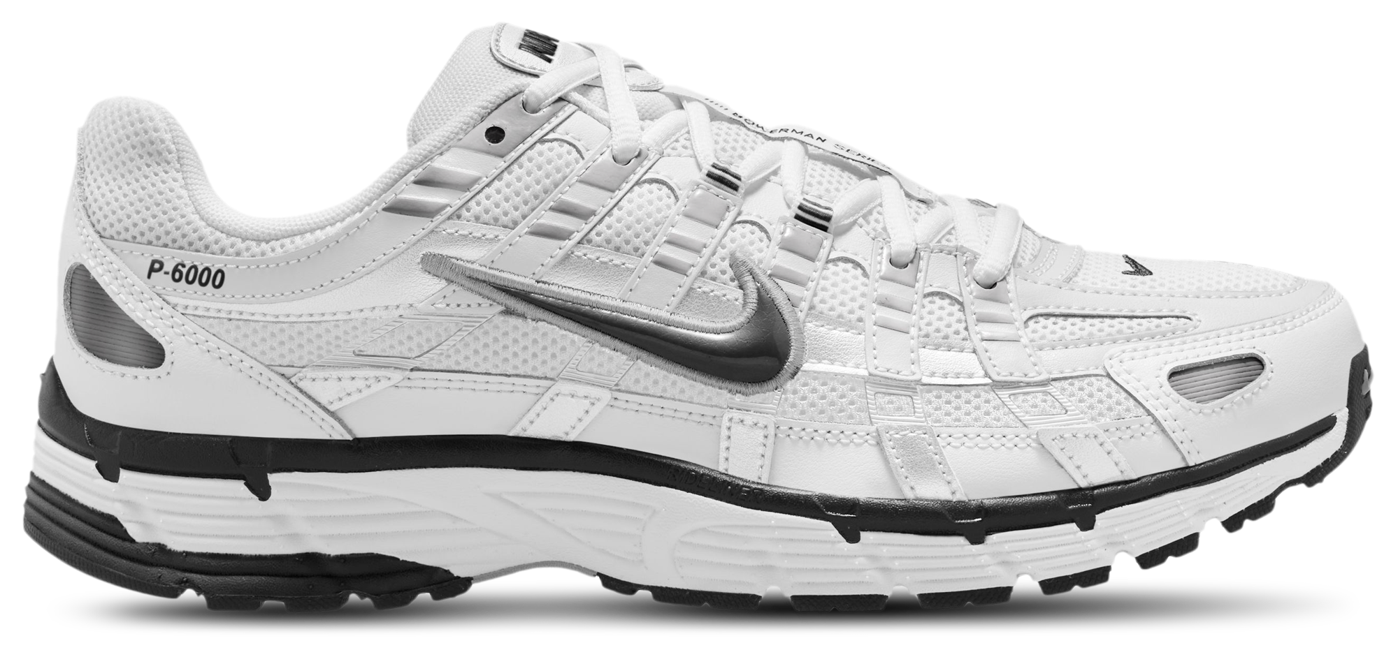 Nike P-6000 - Black/White/Silver - Image 1