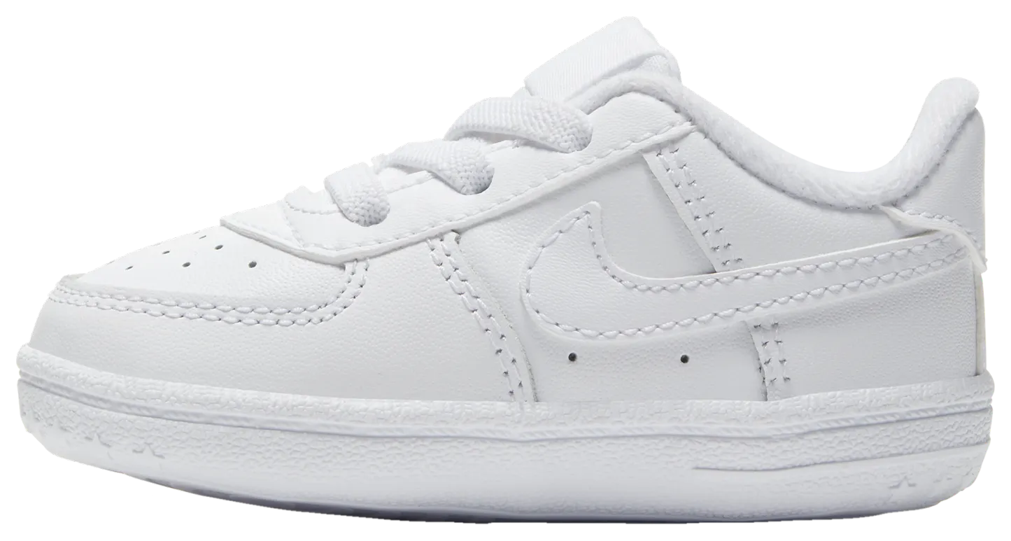 Nike Air Force One Crib 童款 - White/White - Image 2