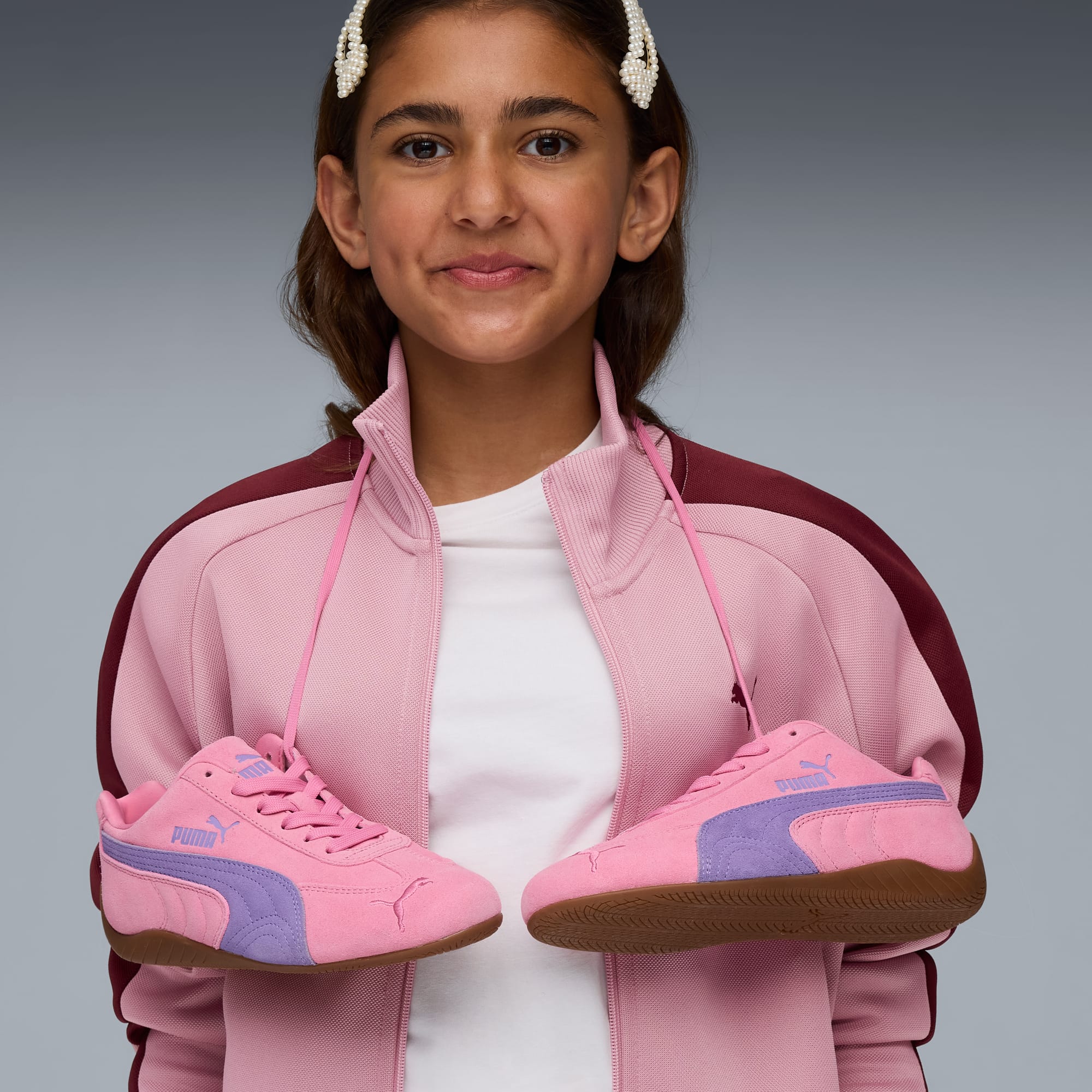 Speedcat OG Big Kids' Sneakers - Posie Pink-Lavender Alert - 2