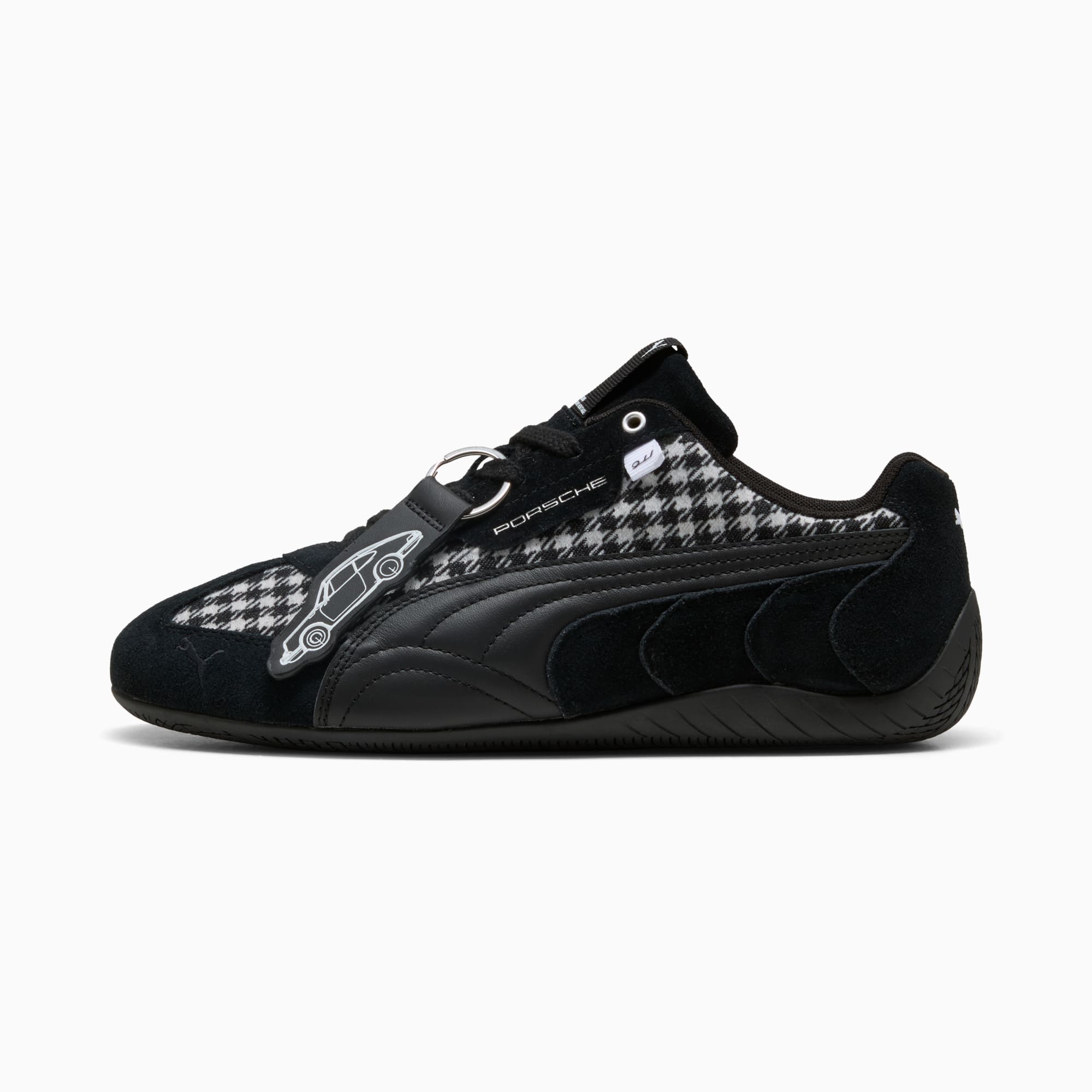 Porsche Legacy Speedcat Pepita Sneakers - PUMA Black-PUMA White - 1