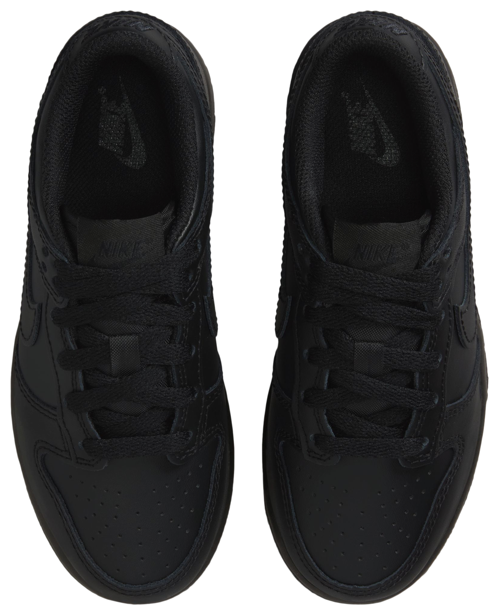 Nike Dunk Low 童款 - Black/Black - Image 4