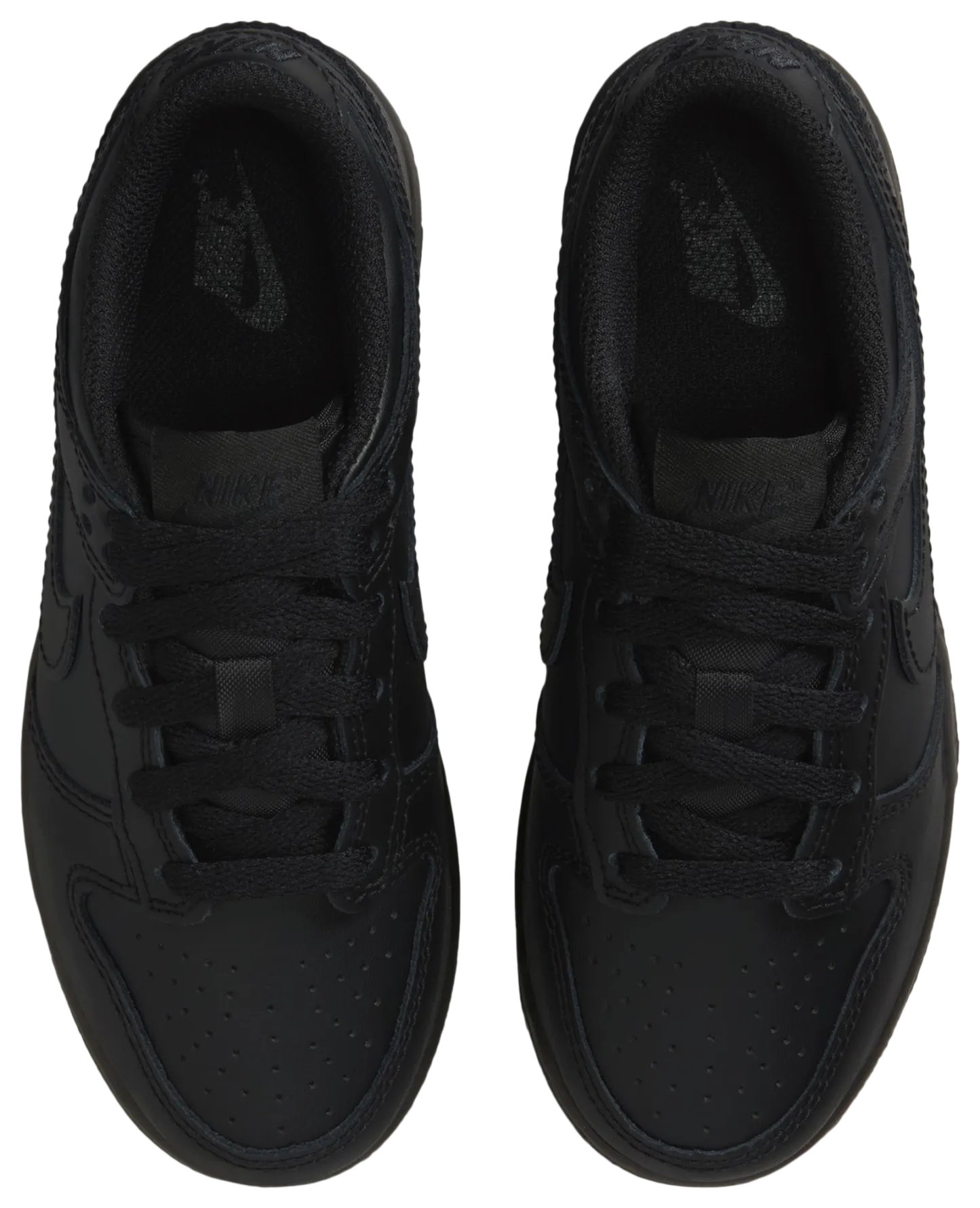Nike Dunk Low 童款 - Black/Black - Image 4